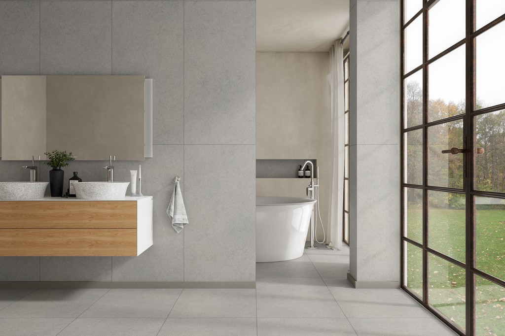 Керамогранит "Ennface" 600*1200 Gravel Smoke Flex Матовый Серый — купить в Перми