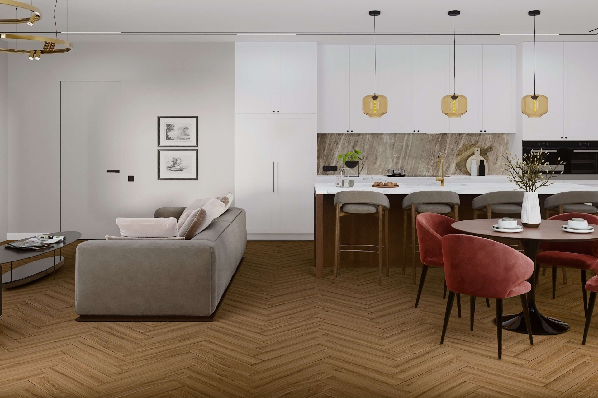 SPC ламинат «Damy Floor» Лидс (615*123*4 мм) — купить в Перми