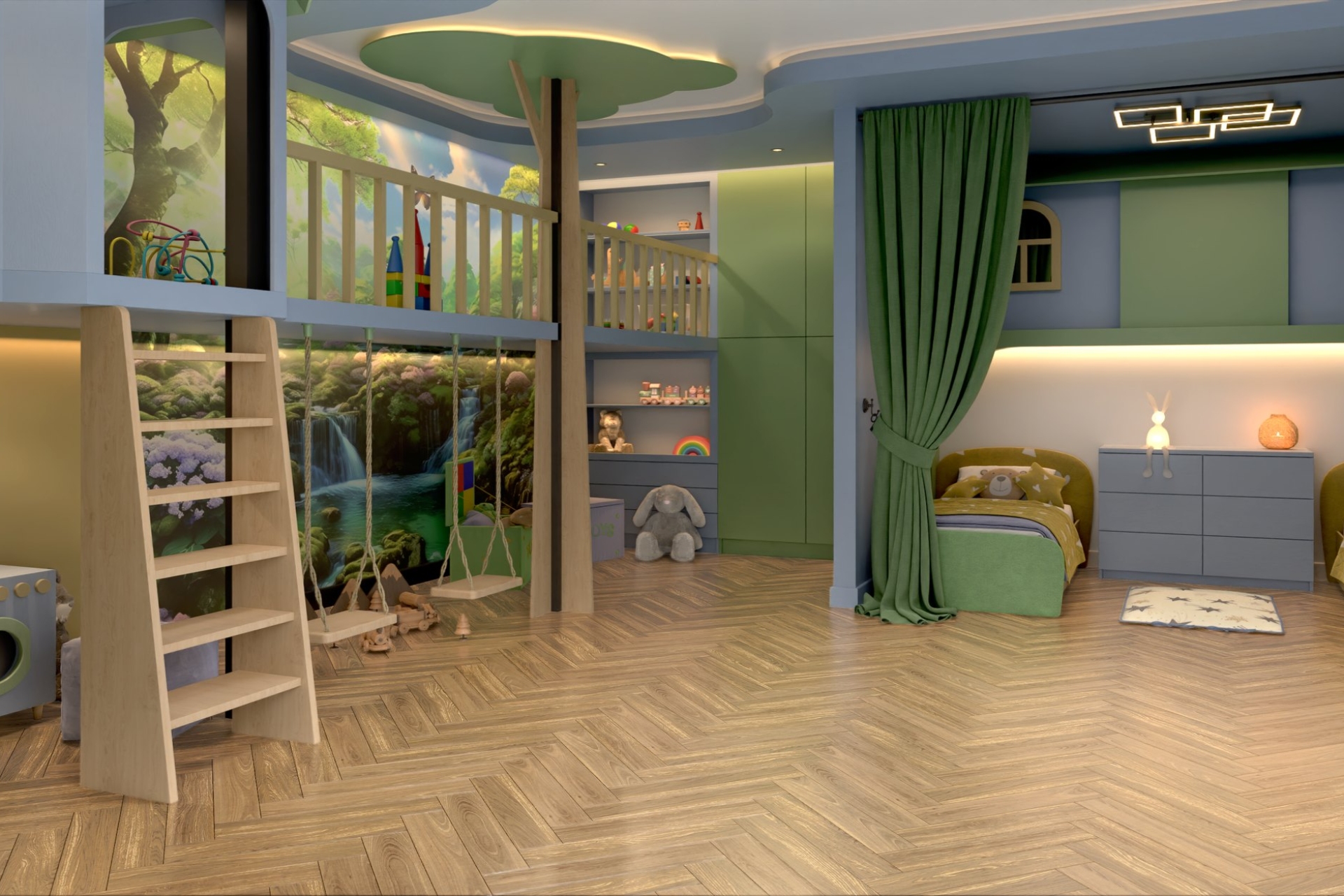 Инженерный паркет «Damy Floor» Натуральный (укладка елочкой) — купить в Перми