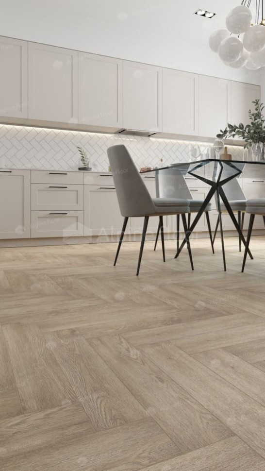 Виниловая плитка "Alpine Floor" Parquet LVT Дуб Ваниль Селект (590*118*2,5 мм) — купить в Перми