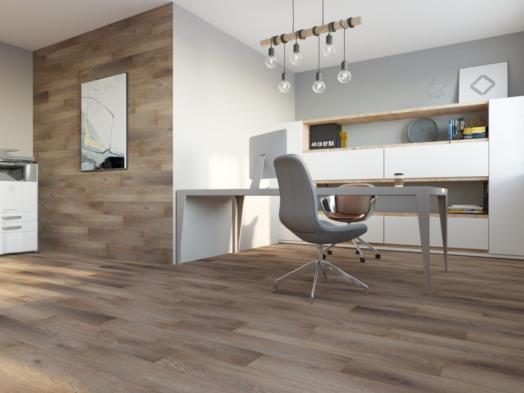 Замковая ПВХ плитка "Art Tile" Дуб Террас (920*150*4 мм) — купить в Перми