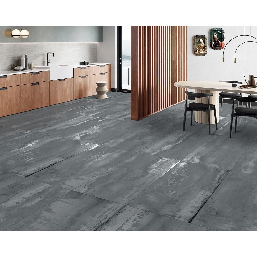 Керамогранит "Ennface" 600*1200 Oxido Grey Carving Carving Серый — купить в Перми