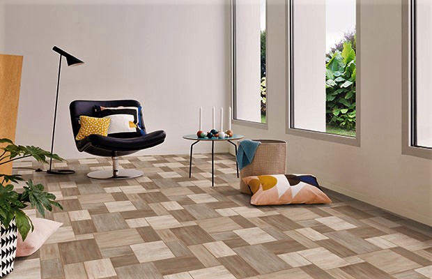 Линолеум полукоммерческий "IVC" Greenline Landscape 542 (4м) — купить в Перми