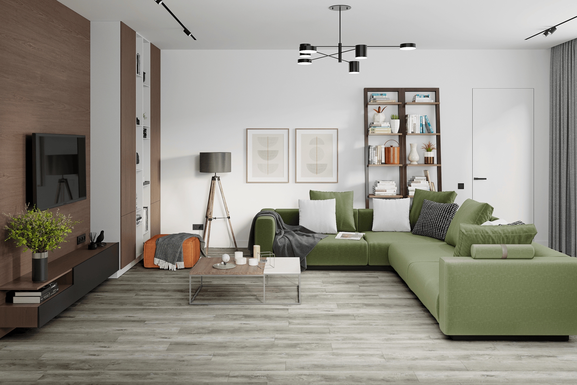 SPC ламинат «Damy Floor» Дуб Рустикальный Серый (1220*180*4 мм) — купить в Перми