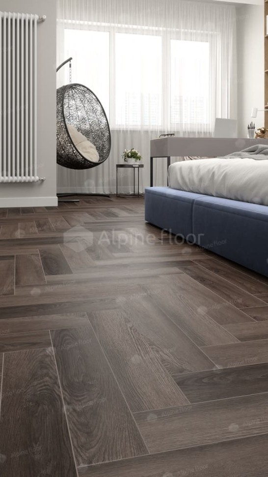 Виниловая плитка "Alpine Floor" Parquet LVT Фафнир (590*118*2,5 мм) — купить в Перми