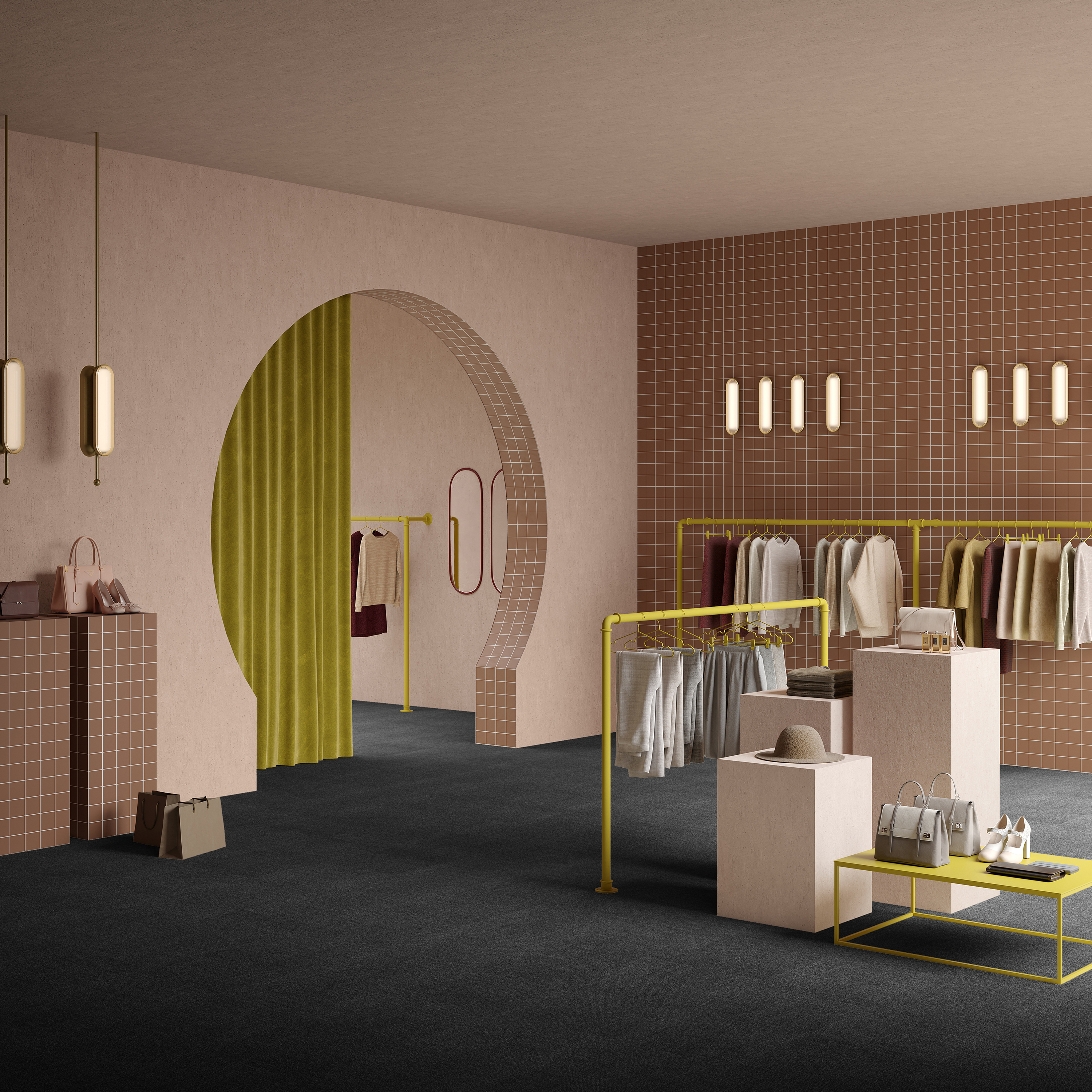 Ковровая плитка Mantra Tile 99 (500*500*6 мм) — купить в Перми