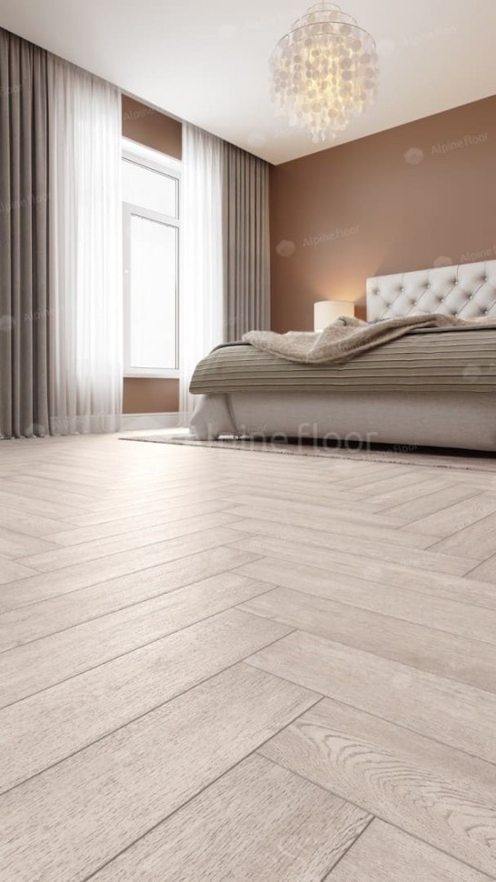Виниловая плитка "Alpine Floor" Parquet LVT Голубой Лес (590*118*2,5 мм) — купить в Перми