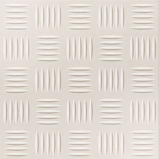 Керамогранит  FLUTED 300x300 антискользящий рифленый молочный — купить в Перми