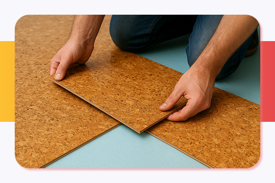 Укладка замковой пробки