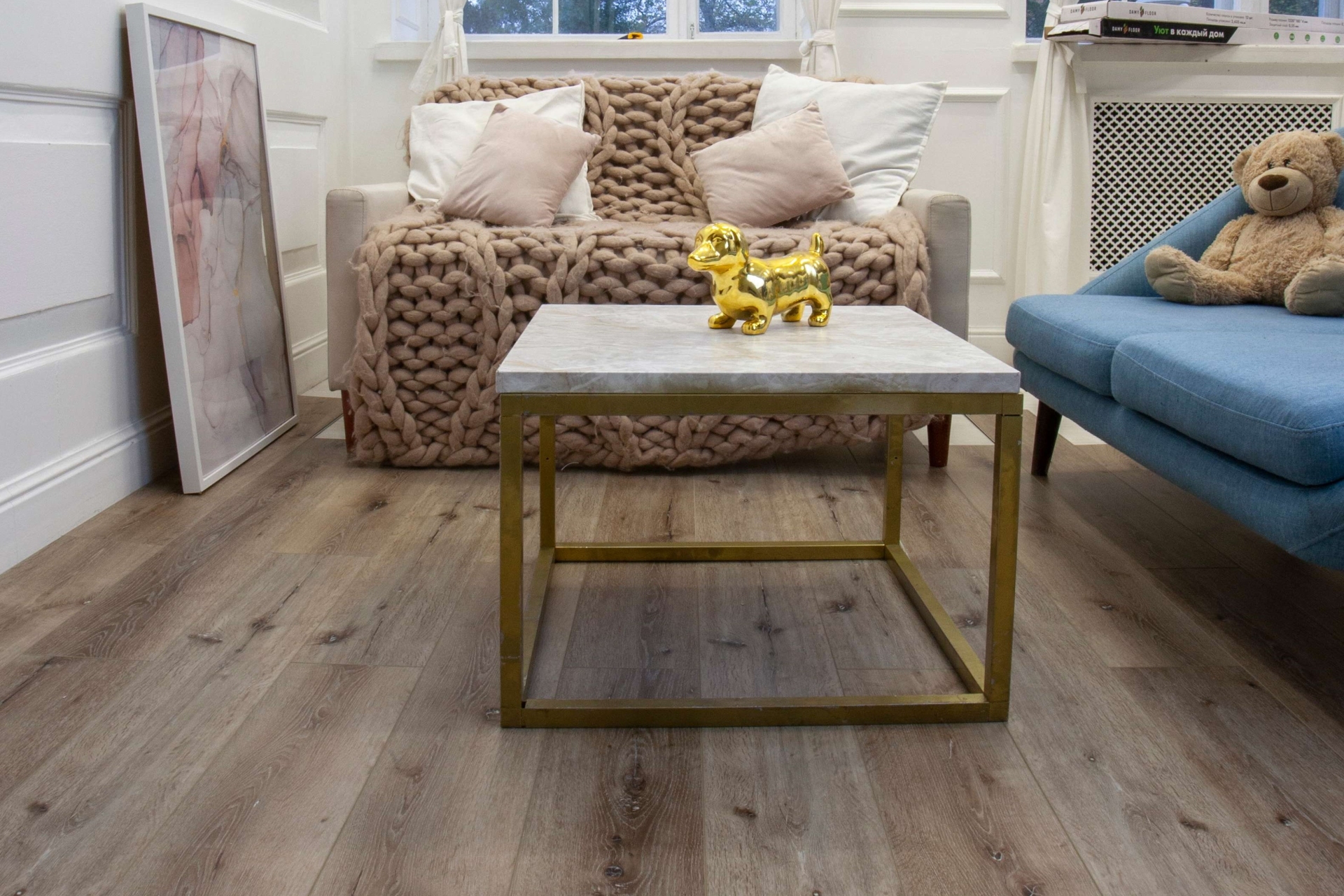 Усовершенствованная кварц-виниловая плитка «Damy Floor» Дуб Лофт (1227*187*2,5 мм) — купить в Перми