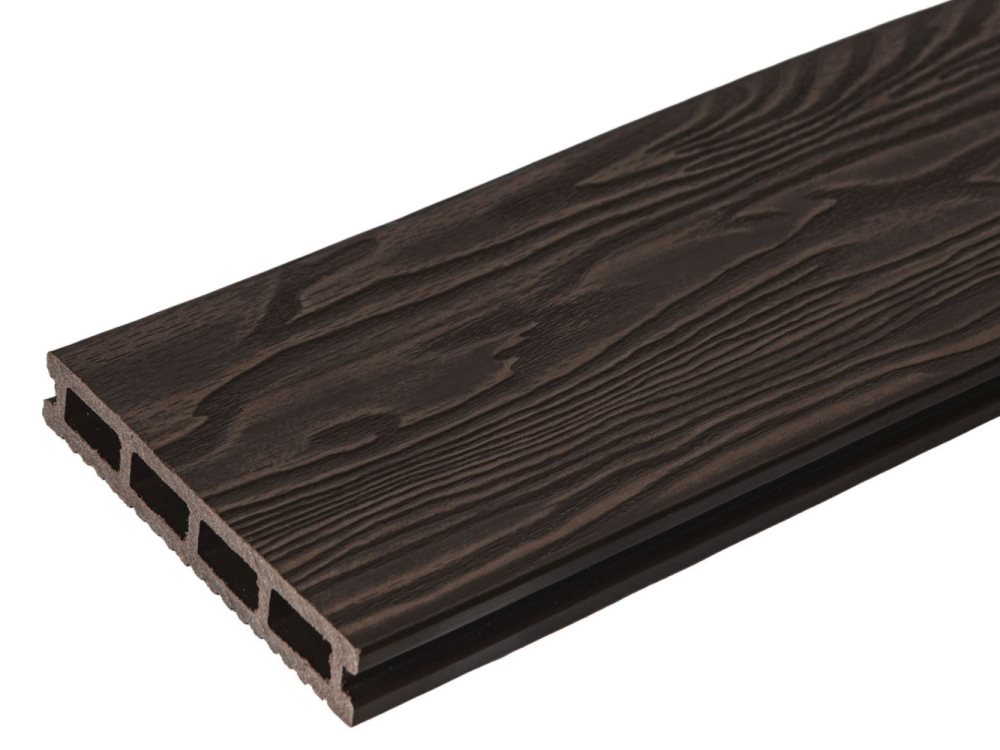 Изображение Террасная доска венге TalverWood 150*25*мм, 3D+вельвет брашинг Картинка Террасная доска венге TalverWood 150*25*мм, 3D+вельвет брашинг