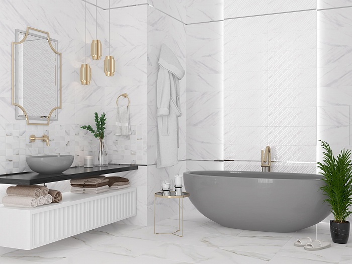 Керамогранит "Azori" Alpi (600*600 мм) Белый — купить в Перми