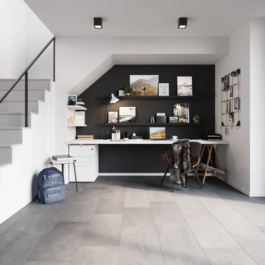 SPC ламинат "Invictus" Groovy Granite Steel (603*298*6мм) — купить в Перми