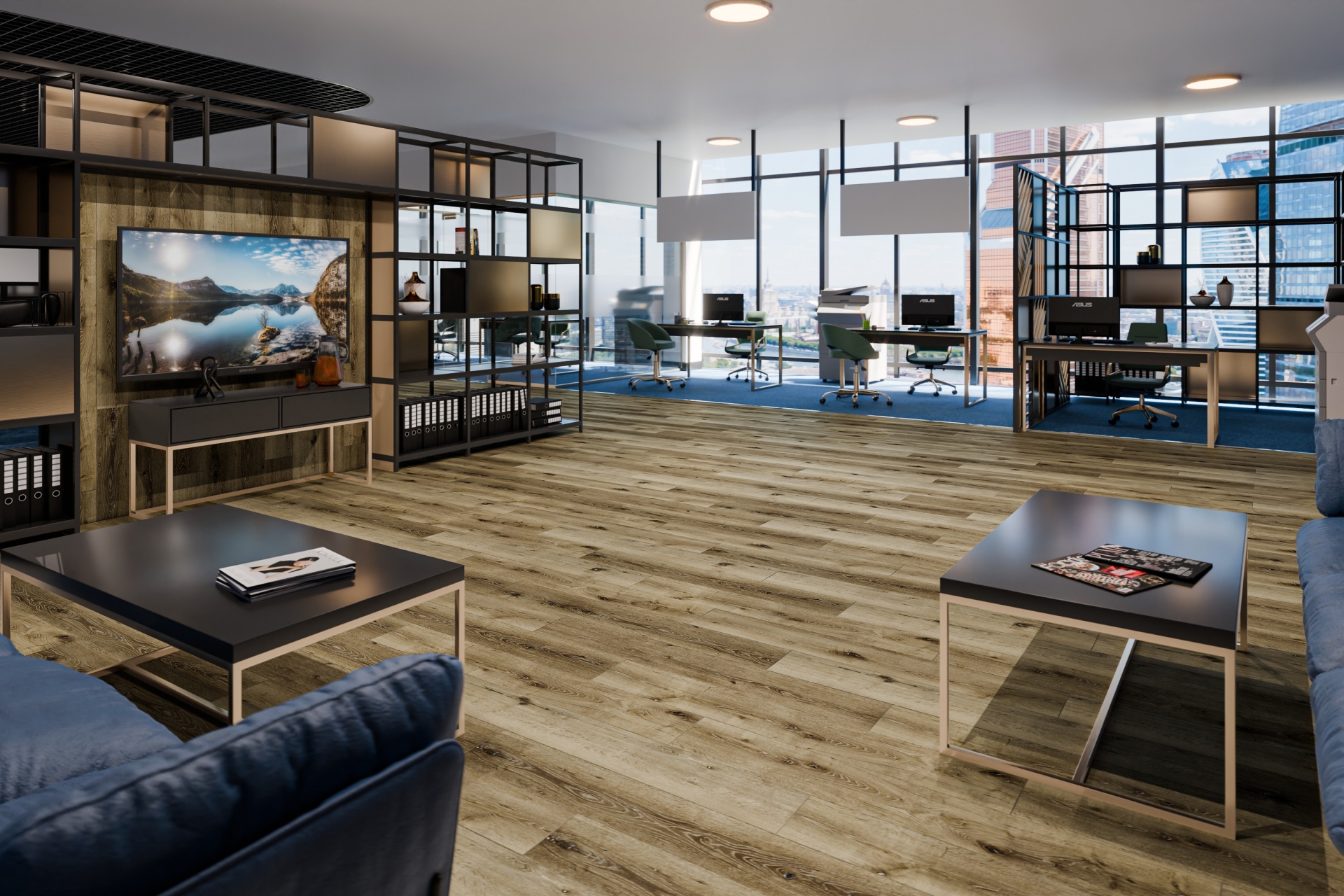 Усовершенствованная кварц-виниловая плитка «Damy Floor» Дуб Провинциальный (1227*187*2,5 мм) — купить в Перми