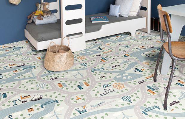 Линолеум бытовой "IVC" Neo Karta 82 (3м) — купить в Перми