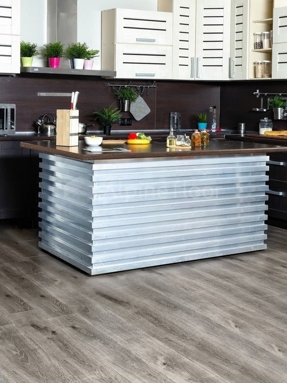 Кварцвиниловая плитка "Alpine Floor" Дуб Дымчатый (1219*184*3мм) — купить в Перми