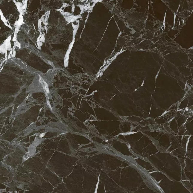 Керамогранит Simbel Pitch 600*600 черно-серый мрамор — купить в Перми