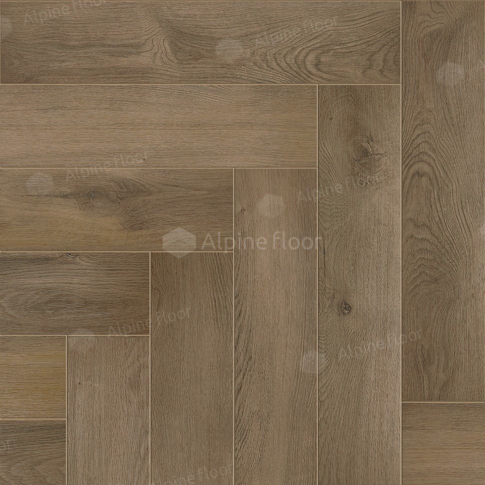 Виниловая плитка "Alpine Floor" Parquet LVT Дуб Насыщенный (590*118*2,5 мм) — купить в Перми