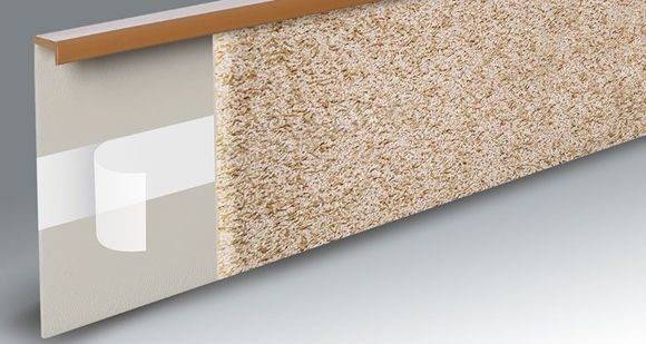 Плинтус для ковролина "Korner" Listwa зеленый (2500*13,8*50 мм) — купить в Перми