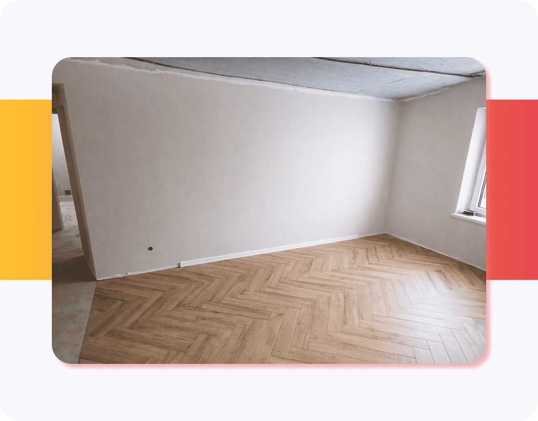 Укладка ламината Joss Beaumont Gusto елочкой