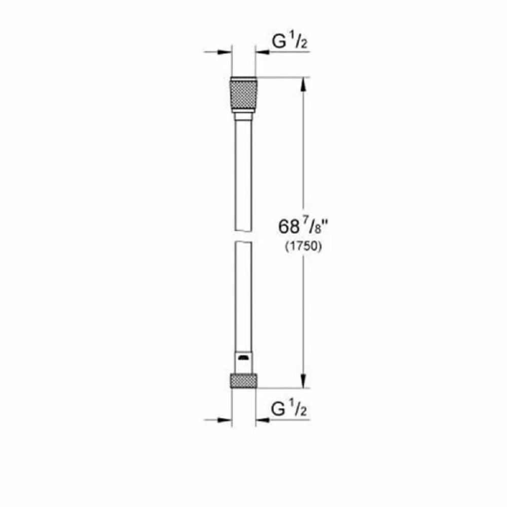 Изображение Душевой шланг Grohe Silverflex Longlife 26346000 1,5м Картинка Душевой шланг Grohe Silverflex Longlife 26346000 1,5м