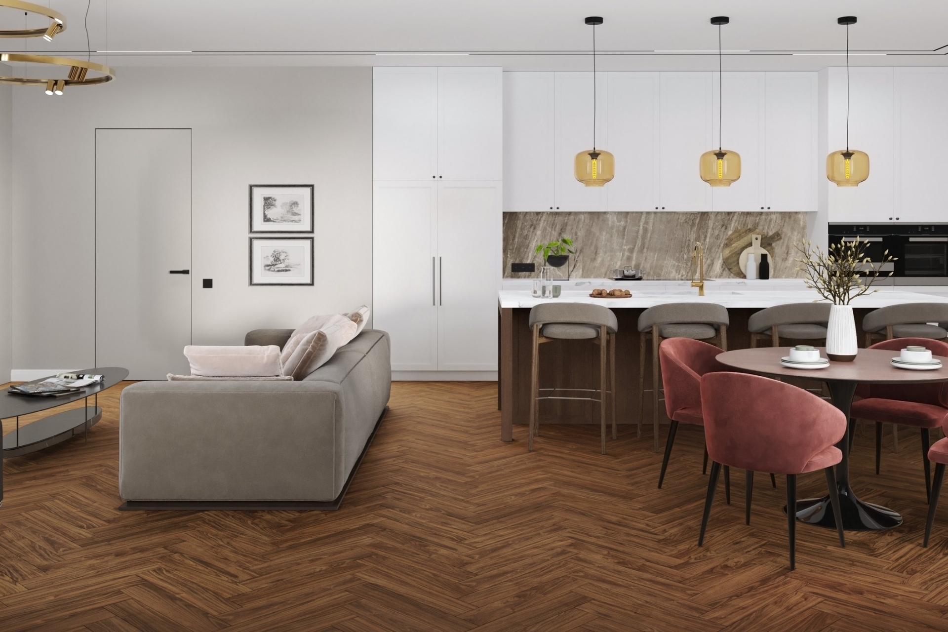 SPC ламинат «Damy Floor» Дерби (615*123*4 мм) — купить в Перми