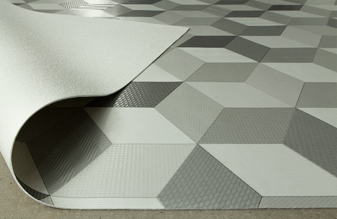 Линолеум бытовой "IVC" Bingo Cubes 83 (3м) — купить в Перми