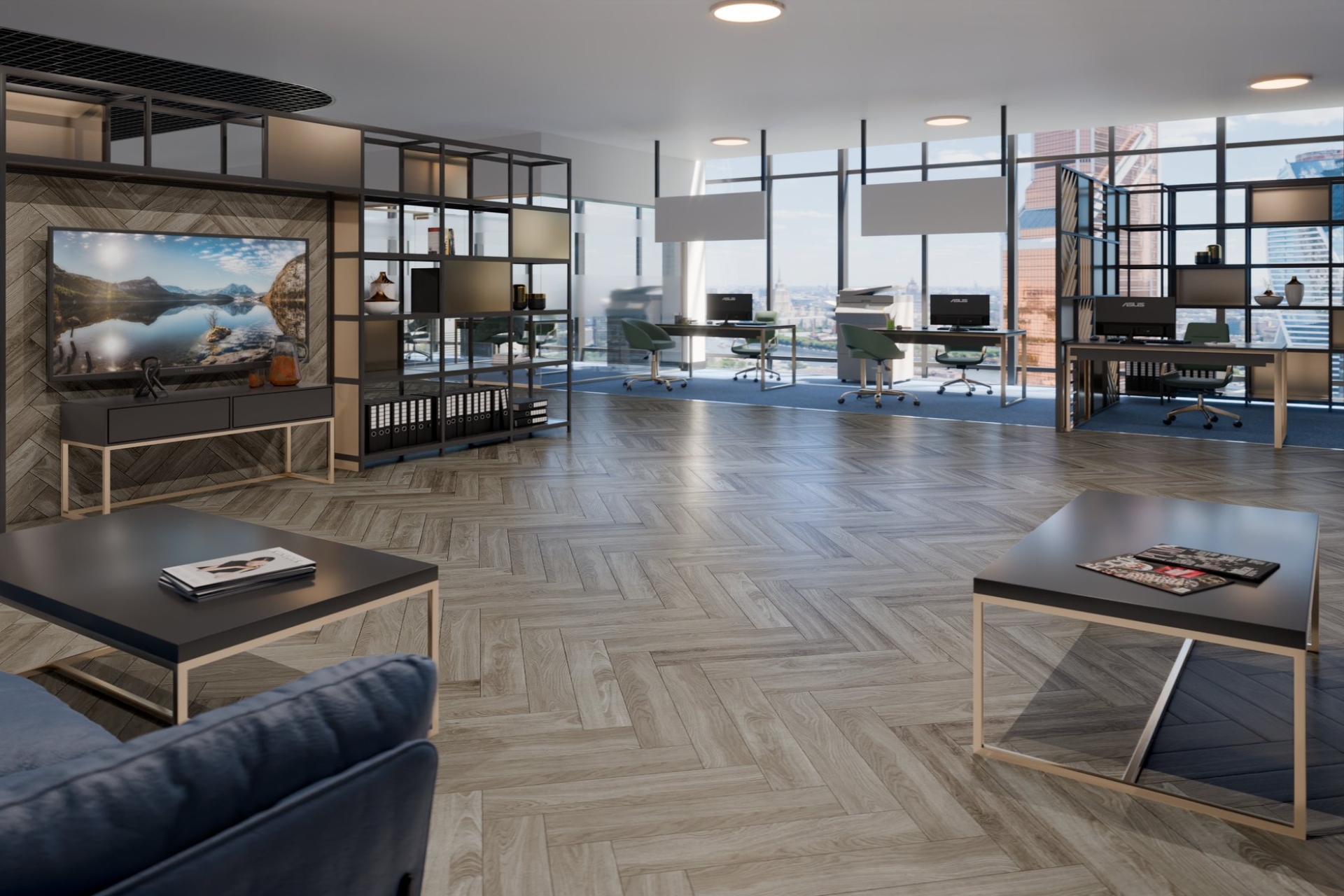 Инженерный паркет «Damy Floor» Скандинавский (укладка елочкой) — купить в Перми