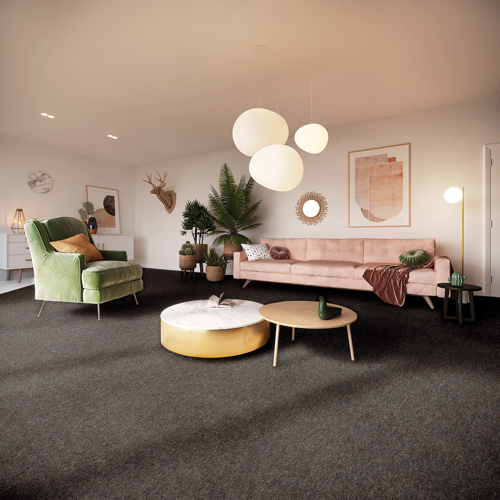 Ковровое покрытие "Bonkeel" Nero 97 (ширина 4м) — купить в Перми