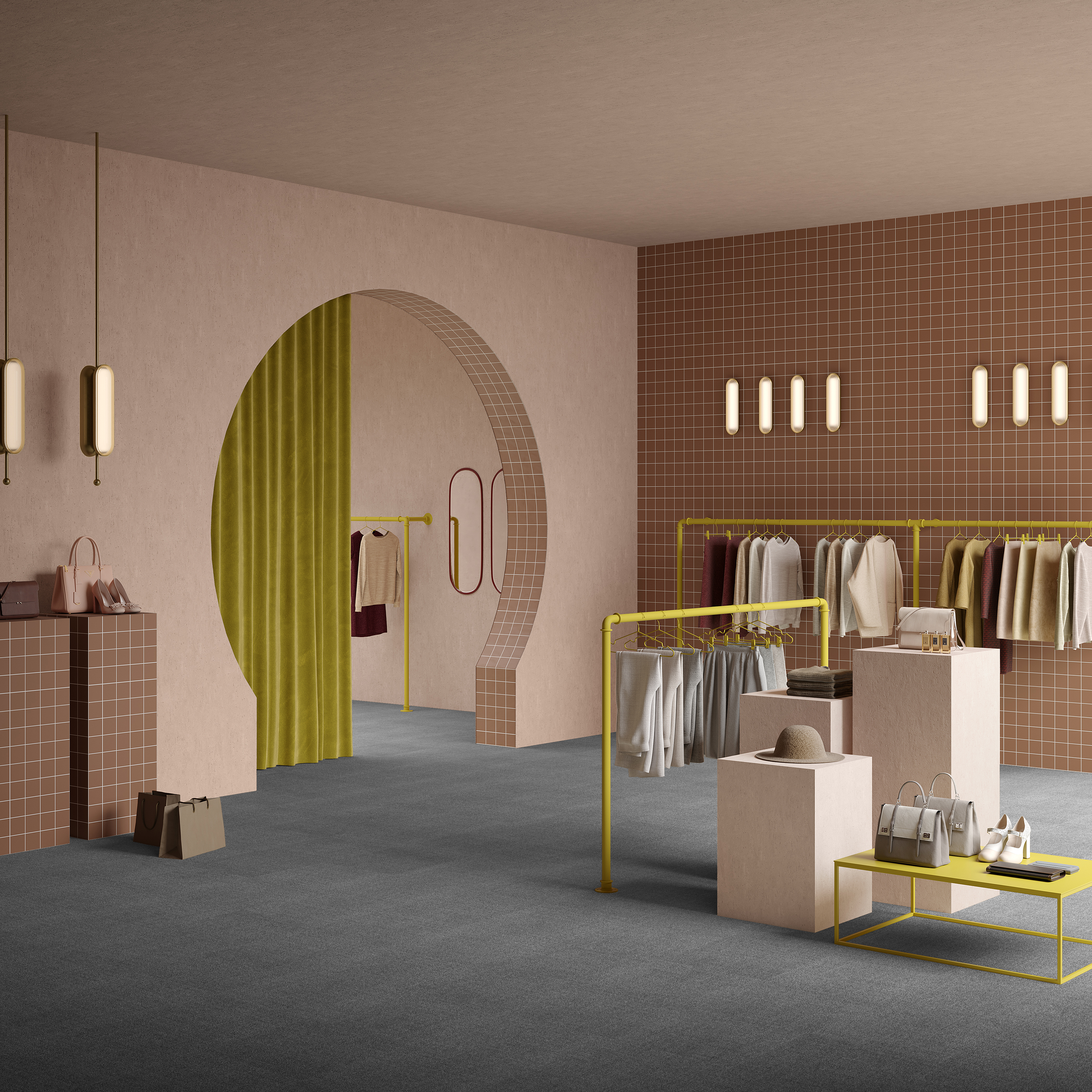 Ковровая плитка Mantra Tile 97 (500*500*6 мм) — купить в Перми