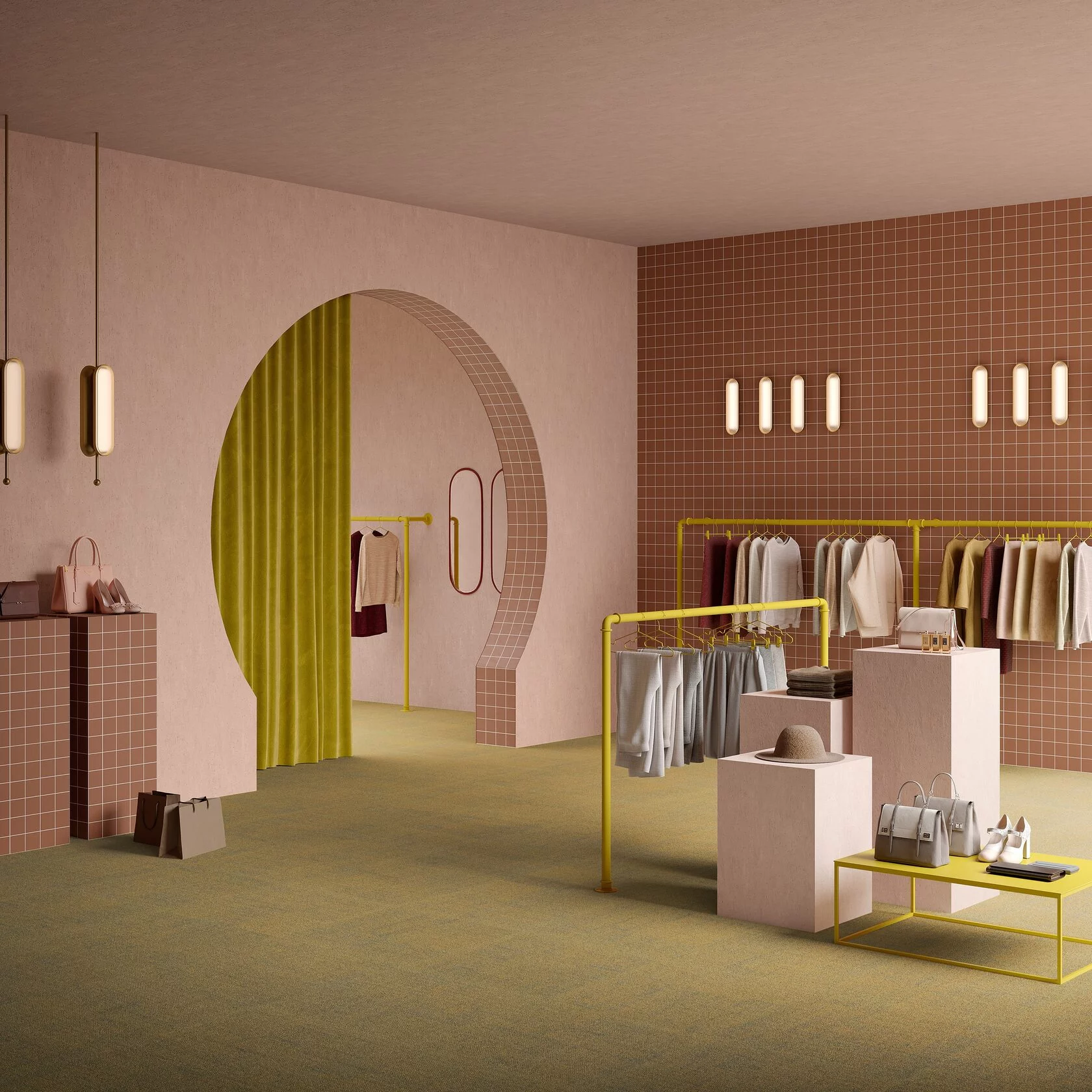 Ковровая плитка Mantra Tile 94 (500*500*6 мм) — купить в Перми