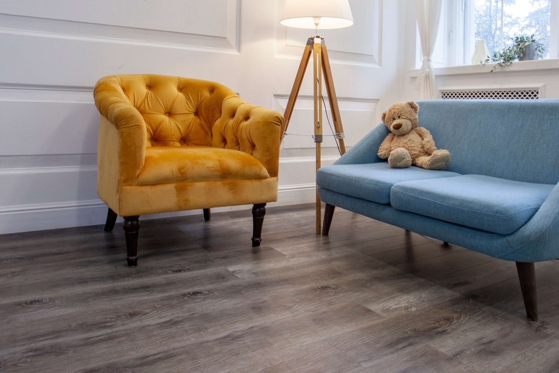 SPC ламинат «Damy Floor» Дуб Рустикальный Черный (1220*180*4 мм) — купить в Перми