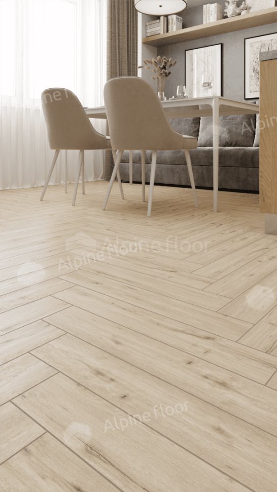 Ламинат "Alpine Floor" Herringbone 12 PRO Дуб Лион (606*101*12 мм) — купить в Перми