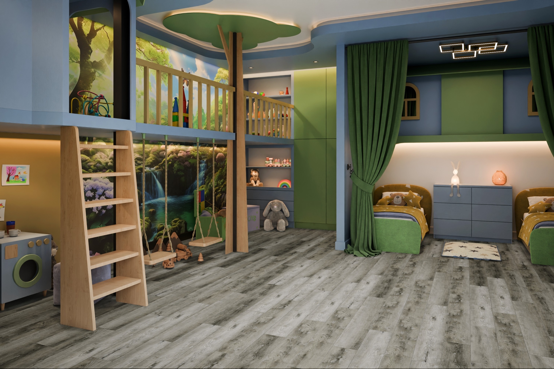 Усовершенствованная кварц-виниловая плитка «Damy Floor» Дуб Рустикальный Серый (1227*187*2,5 мм) — купить в Перми