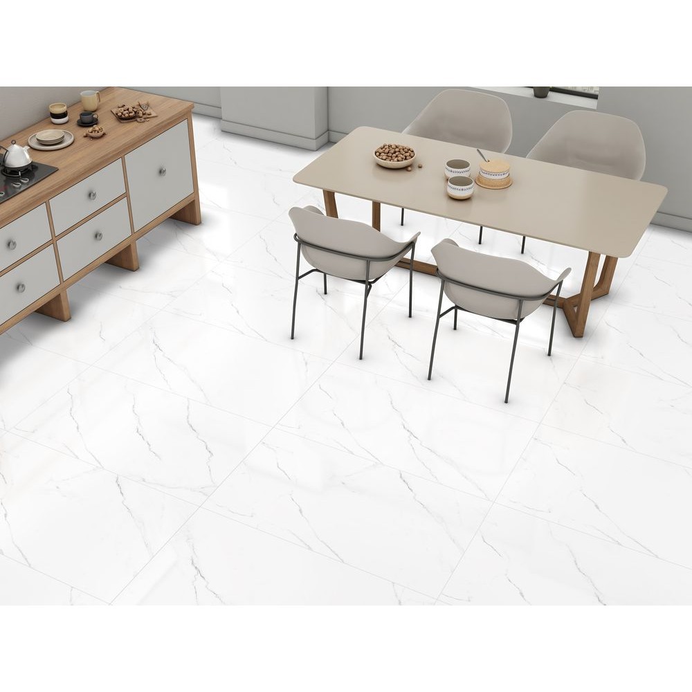 Керамогранит "Ennface" 600*1200 Carrara Bianco Матовый Белый — купить в Перми