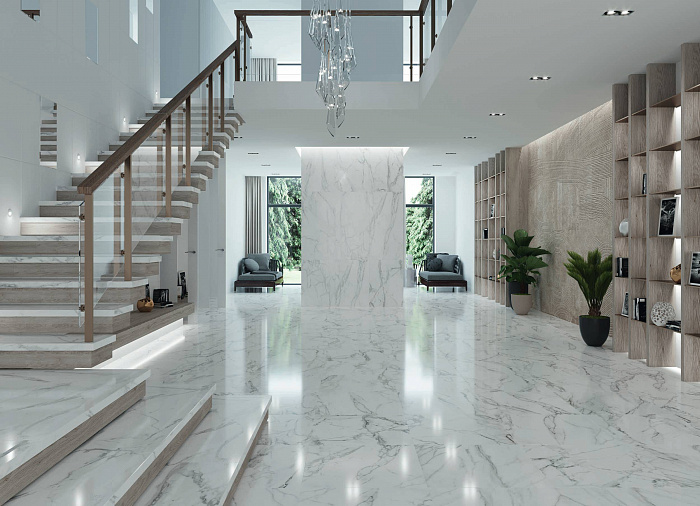 Керамогранит "Estima" Supreme Ferrum (1200*600 мм) Белый — купить в Перми