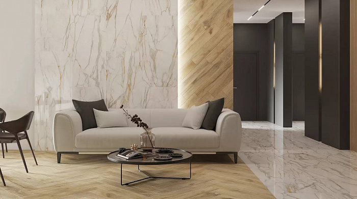 Керамогранит "Estima" Supreme Ferrum (1200*600 мм) Белый — купить в Перми