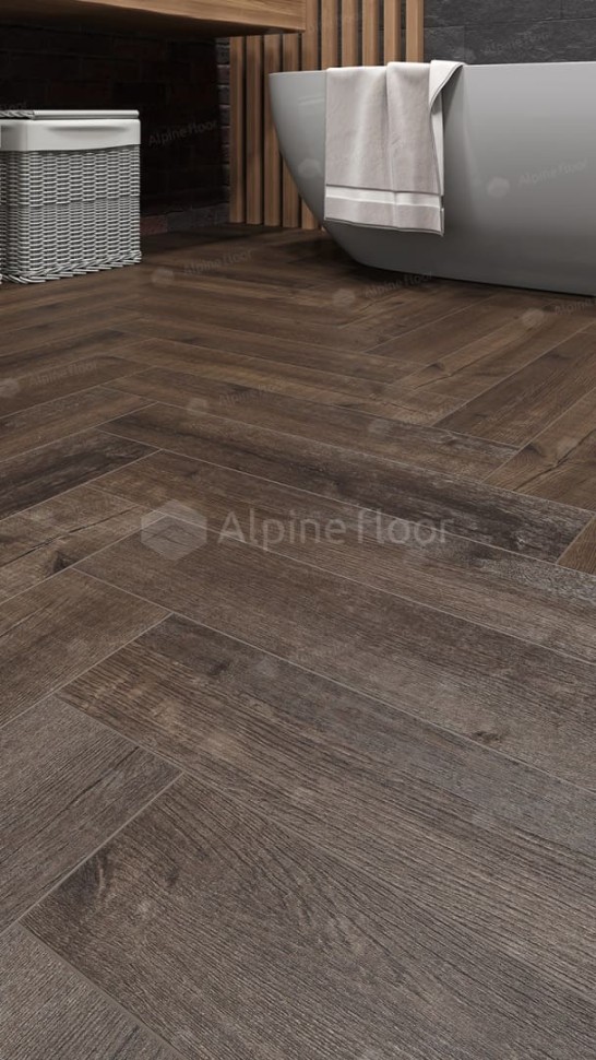 Виниловая плитка "Alpine Floor" Parquet LVT Дуб Альферац (590*118*2,5 мм) — купить в Перми