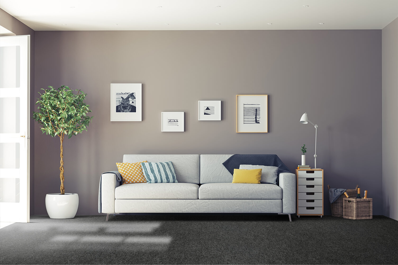 Ковровое покрытие "Bonkeel" Color Rib Ebony 98 (ширина 1м/3м/4м) — купить в Перми