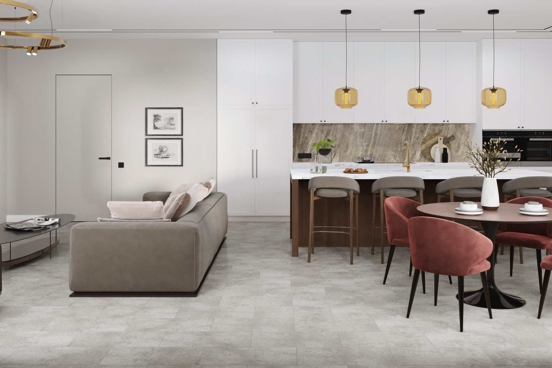 SPC плитка «Damy Floor» Фудзияма (610*305*5 мм) — купить в Перми