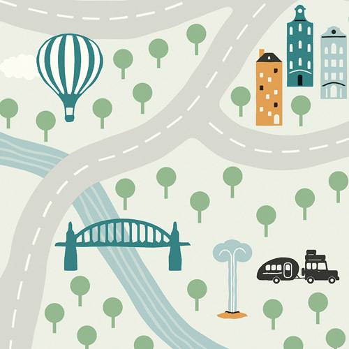 Линолеум бытовой "IVC" Neo Karta 82 (3м) — купить в Перми