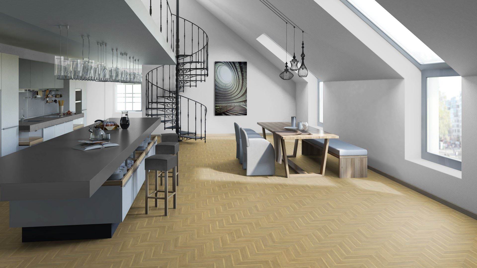 Линолеум полукоммерческий "Tarkett" Idylle Nova Cascad 2 (4м) — купить в Перми