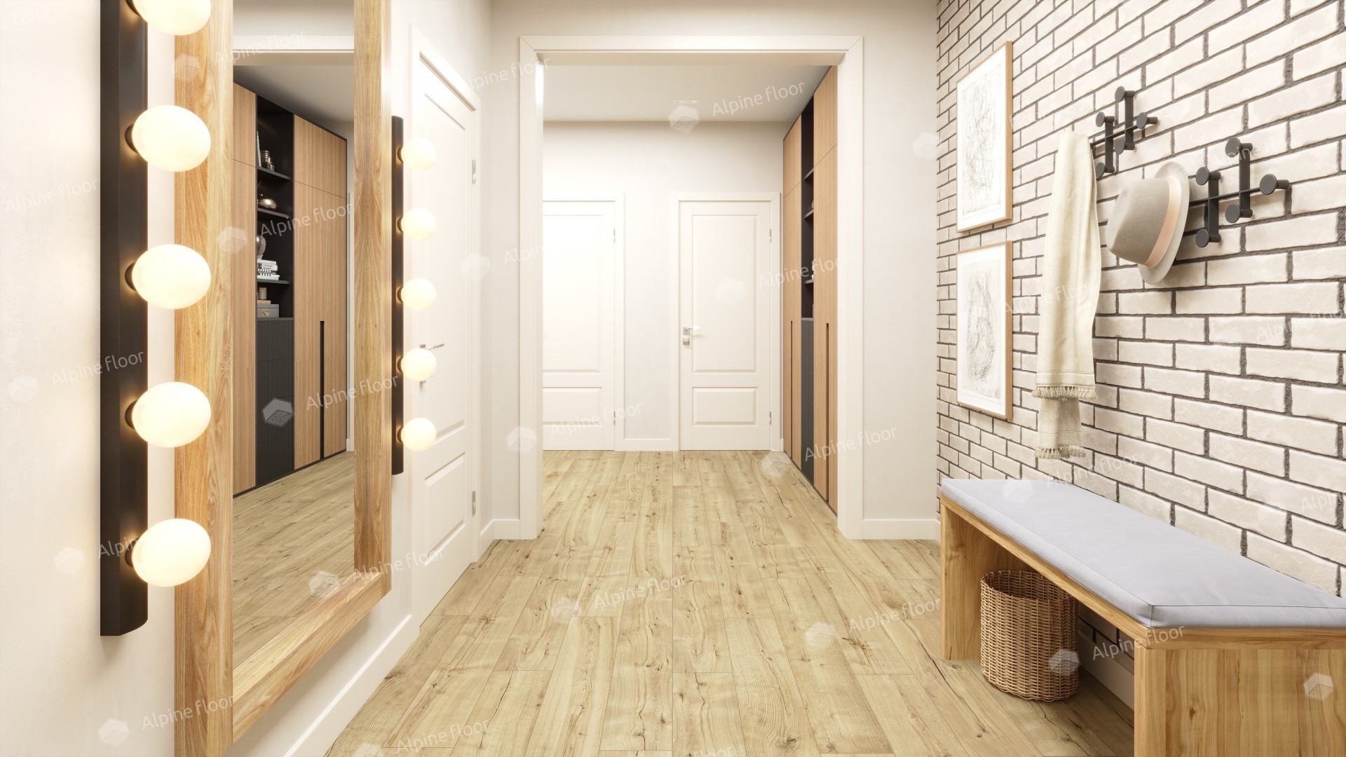 Ламинат "Alpine Floor" Дуб Эмпуриабрава (1285*192*8 мм) — купить в Перми