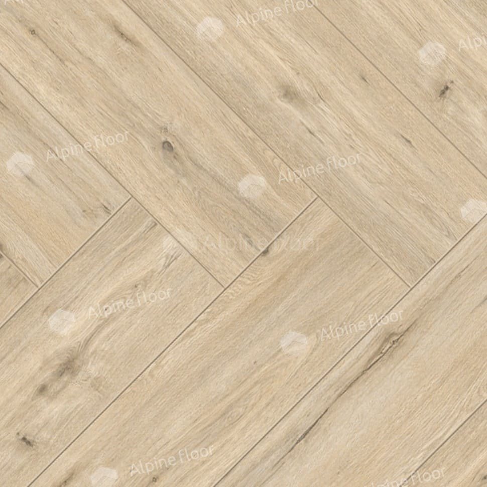 Ламинат "Alpine Floor" Herringbone Дуб Лион (606*101*8 мм) — купить в Перми