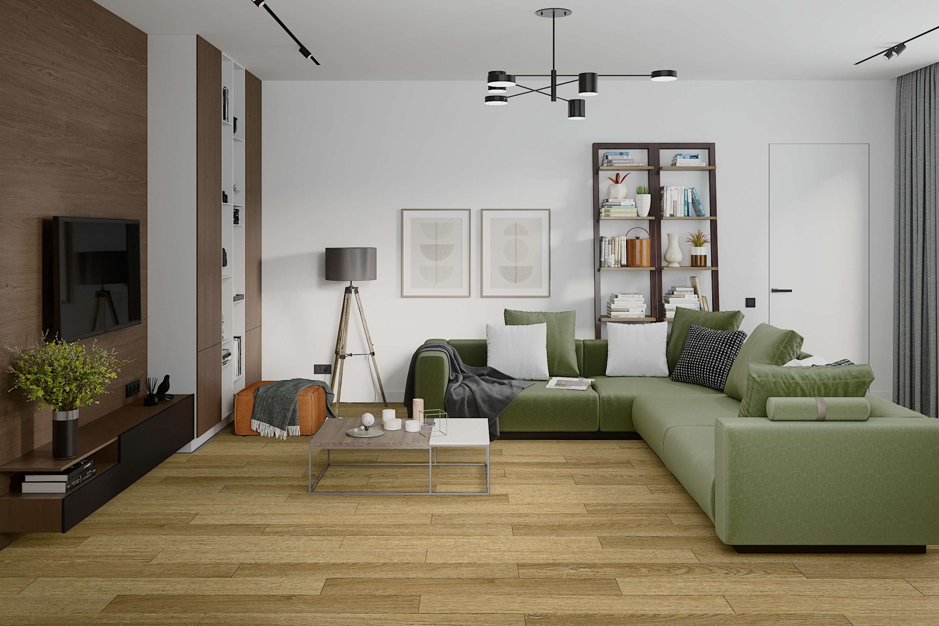 SPC ламинат «Damy Floor» Дуб Золотой (1220*180*4 мм) — купить в Перми