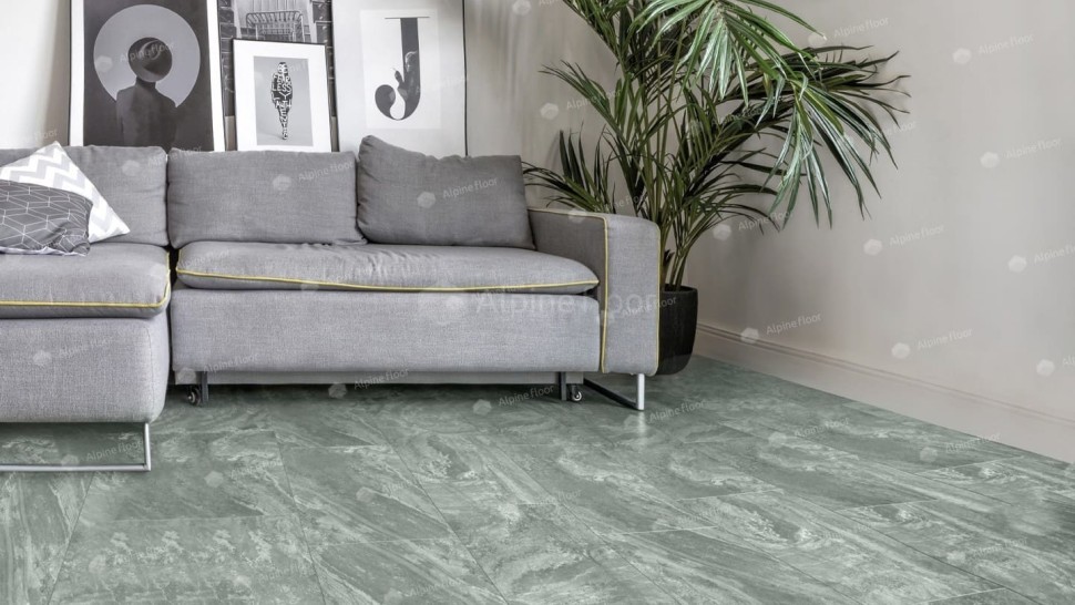 Виниловая плитка "Alpine Floor" Light Stone Хэмпшир (608*303*2,5 мм) — купить в Перми