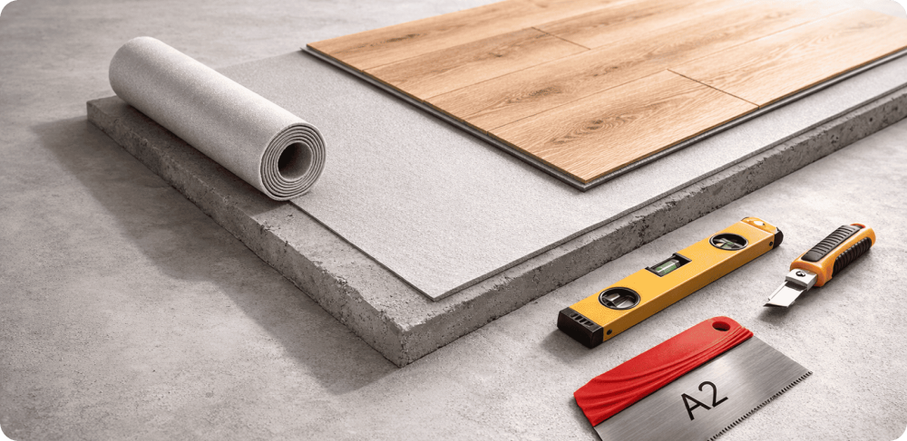 Подложка под кварцвиниловую плитку