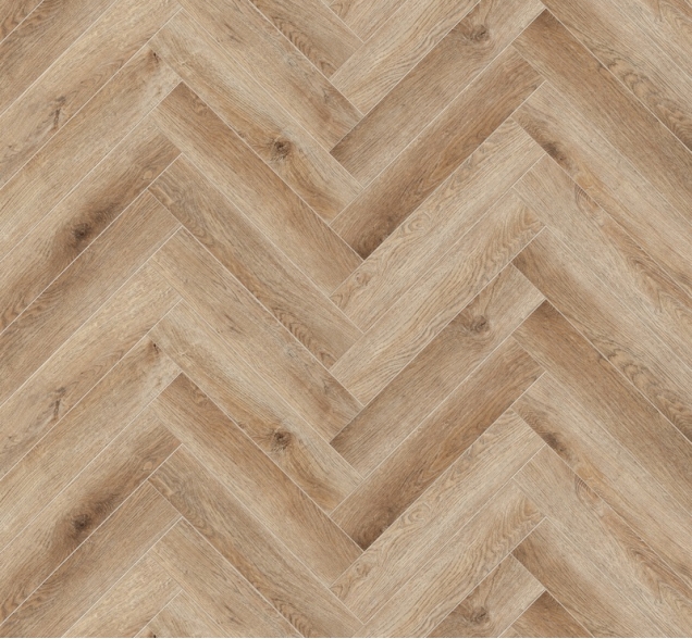 Виниловый ламинат SPC "Cronafloor" Herringbone Дуб Монпелье (640*128*4,5 мм) — купить в Перми