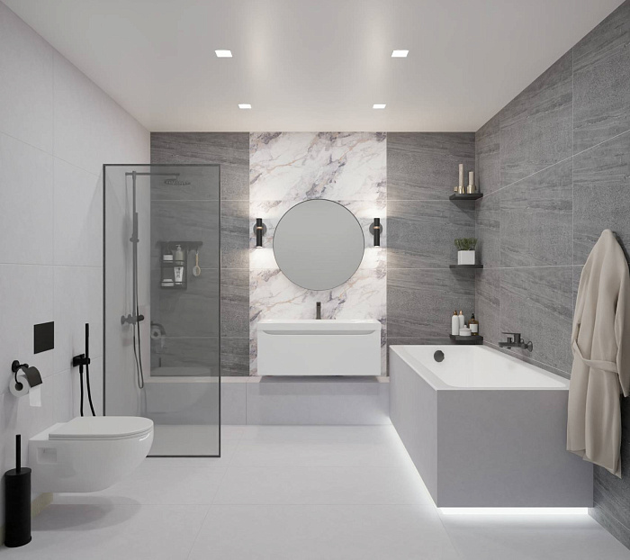 Керамогранит "Wan Sheng" Butterfly 600x1200 (1200*600 мм) Серый — купить в Перми