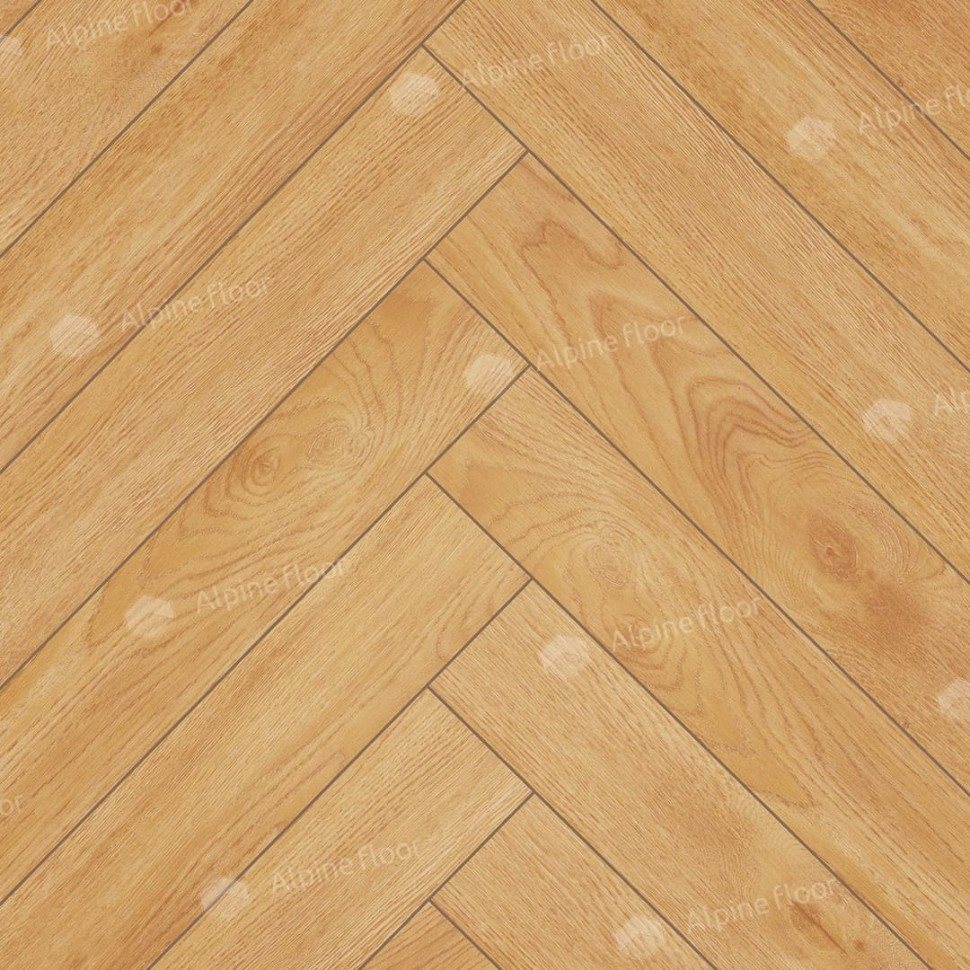 Ламинат "Alpine Floor" Herringbone 12 Дуб Пьемонт (600*100*12 мм) — купить в Перми